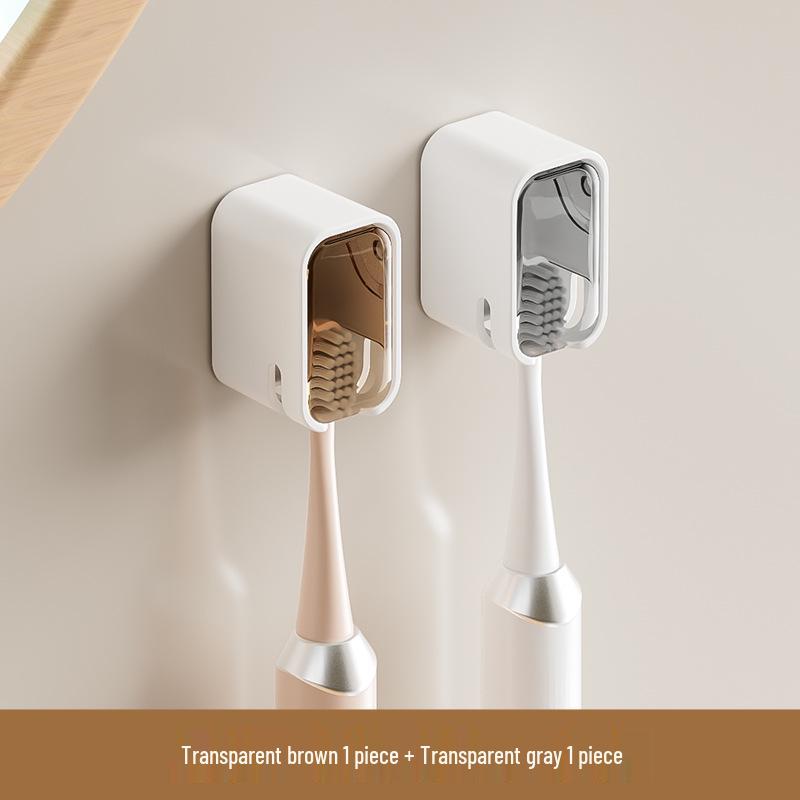 2025 Dustproof Wall-Mounted Toothbrush Holder for Electric Brushes