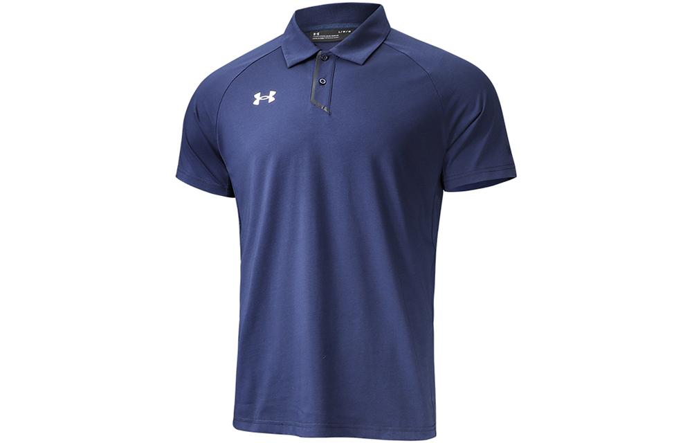 Under Armour Polo Shirts Men s Collegiate Blue Polo Collar Moderate Straight Fit 22500515-408 M