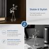 Iron Materia Electric Guitar Player Statue Silver Musician Man Decor  For Office Decor