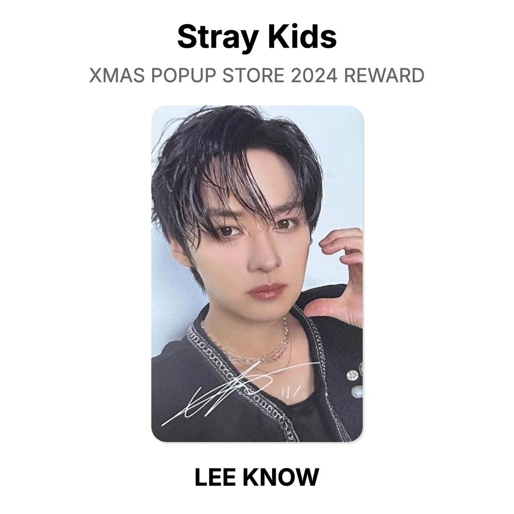 Stray Kids XMAS POPUP STORE 2024 REWARD Official Photocard