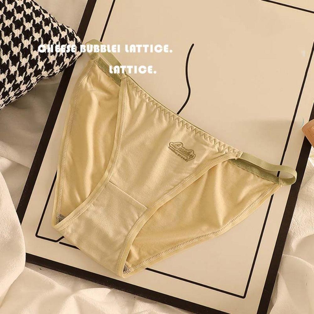 Seamless Lingeries For Girls Thin Belt Letter Lucky Briefs Korean Underwear Thongs Women Panties