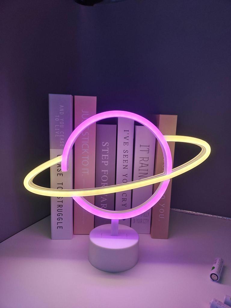 Romantic Neon LED Decorative Desktop Lights - Ins Style