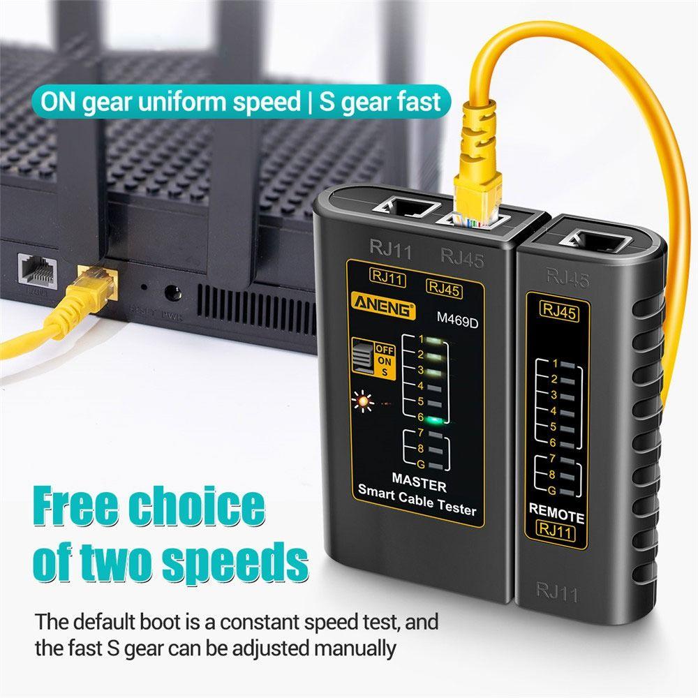 

M469D Networking Analyzer Connection Detection UTP Wire Test Tool Networking Tools чорний