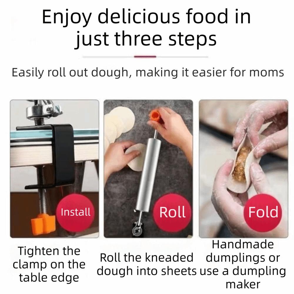 360 Degree Rotating Dough Roller Smooth Surface Kitchen Baking Tool  Pastry Baking