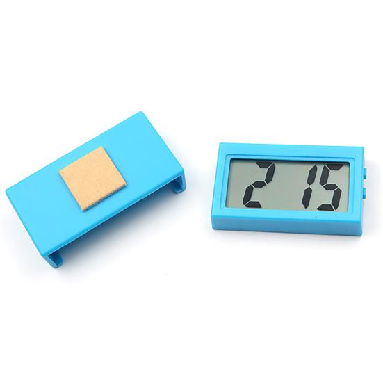 Electronic Clock Self-adhesive Mini LCD Display Large Screen Table Dashboard Desk Digital Clock for Home