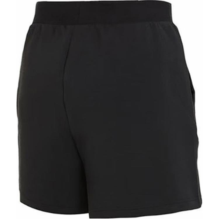 adidas Solid Color Mid-Waist Casual Shorts Women Bottoms Black IN9069