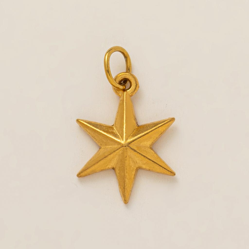 Fashionable and Trendy New Heart-shaped Pentagram Full Diamond Horseshoe Pendant Charms for Jewelry