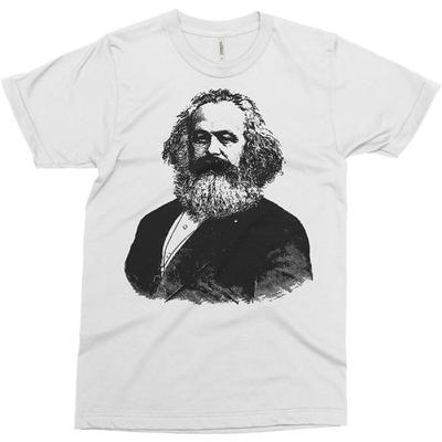 PixiePrints Karl Marx - Kommunismus, Kapitalismus T-Shirt