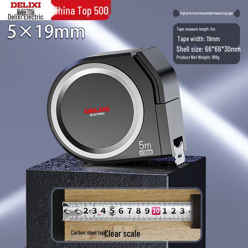Durable 5-Meter Electrical Steel Tape Measure - Thickened, Wear-Resistant, Drop-Proof, Ideal for Designers.