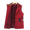 Mom's Cozy Autumn/Winter Sleeveless Vest - Plus Velvet & Thick Insulation for Middle-Aged and Elderly