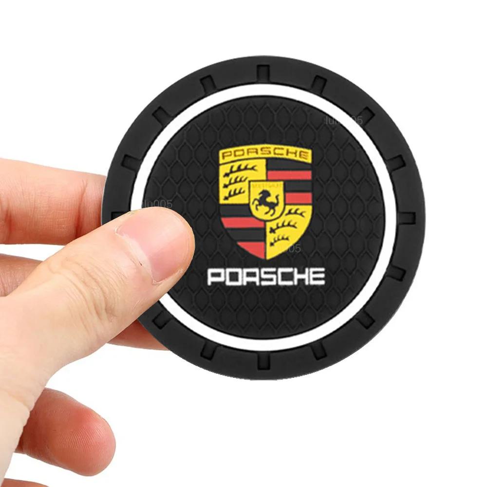 2 stk Bil Sklisikker Underlag Vannkopp Tilbehør For Porsche Cayenne Macan 911 Gt3 918 928 944 968 Boxster Panamera
