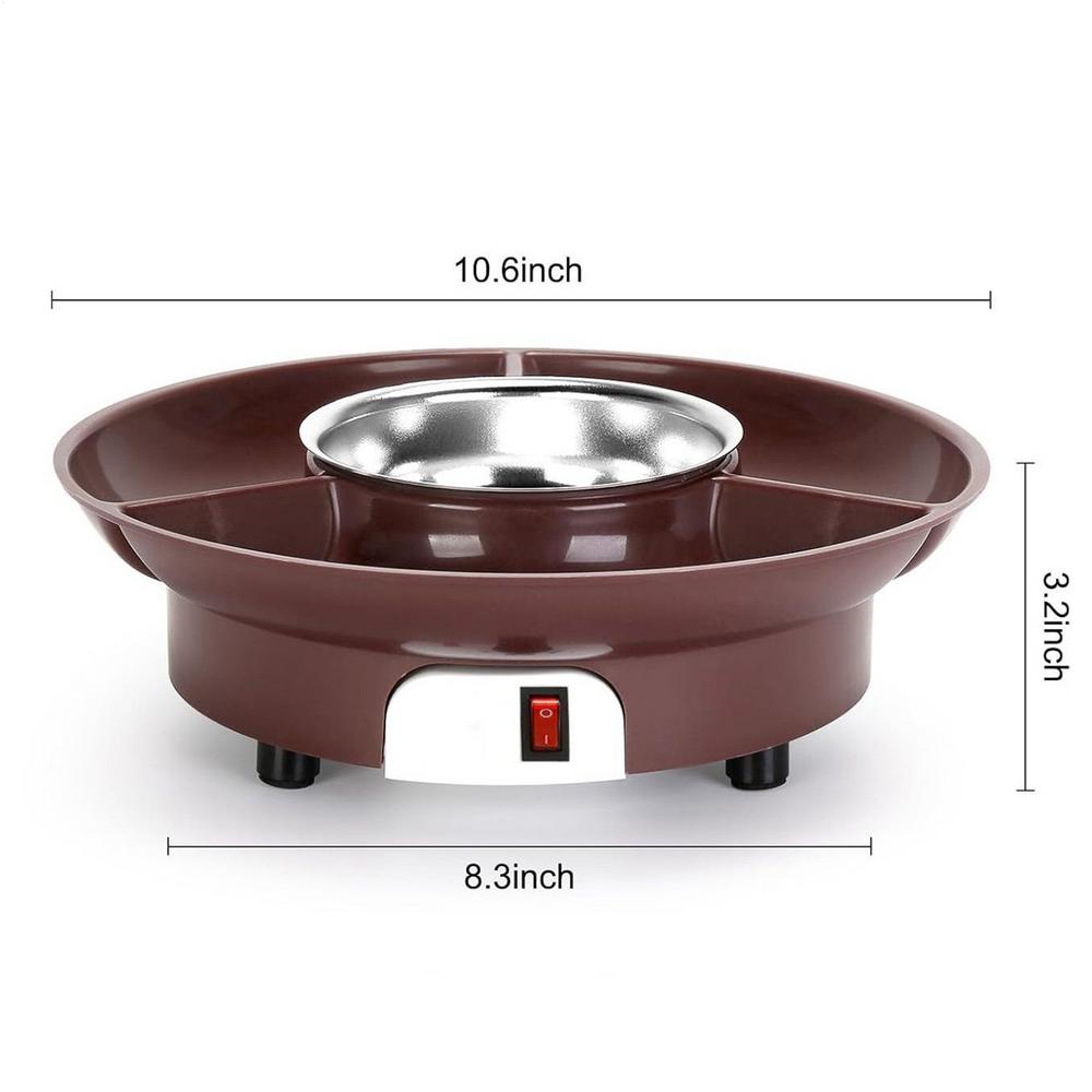 

Chocolate Fondue Mug Safe Kitchen Butter Warmer Cup Candy Melting Pot For Cream Milk Coffee Desserts Kitchen Party Camping червоний