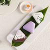 AME - Set of 3: Rice Dumpling Print Triangle Powder Puff + Salted Egg Mini Finger Powder Puff
