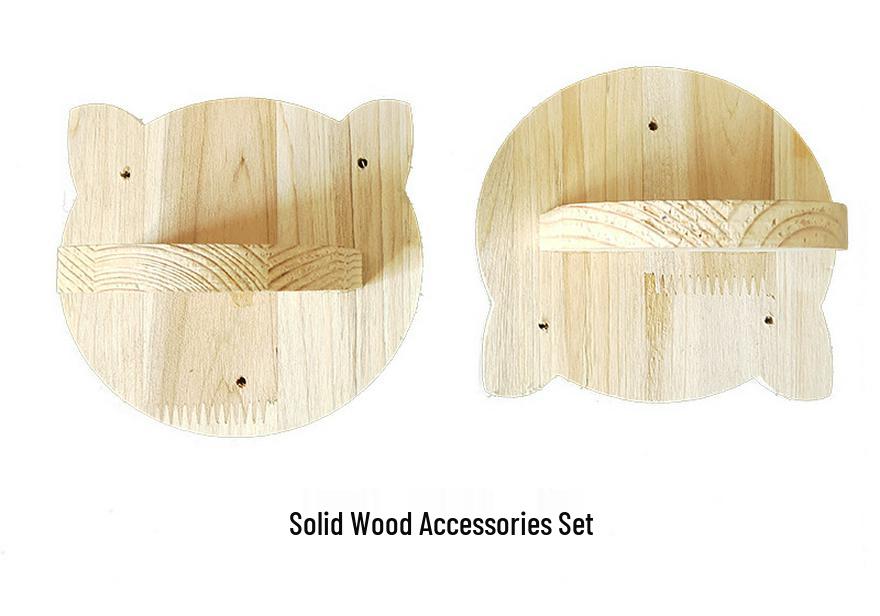 Wall-Mounted Sisal Cat Scratching Post & Jumping Platform - Cat Tree Toy & Claw Sharpener