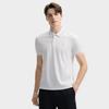 FILA White Five Color Polo Fashion Casual Versatile Simple Cool Feeling Knitted Breathable Short Sleeve Polo Shirt Men tops F11M523105FWT
