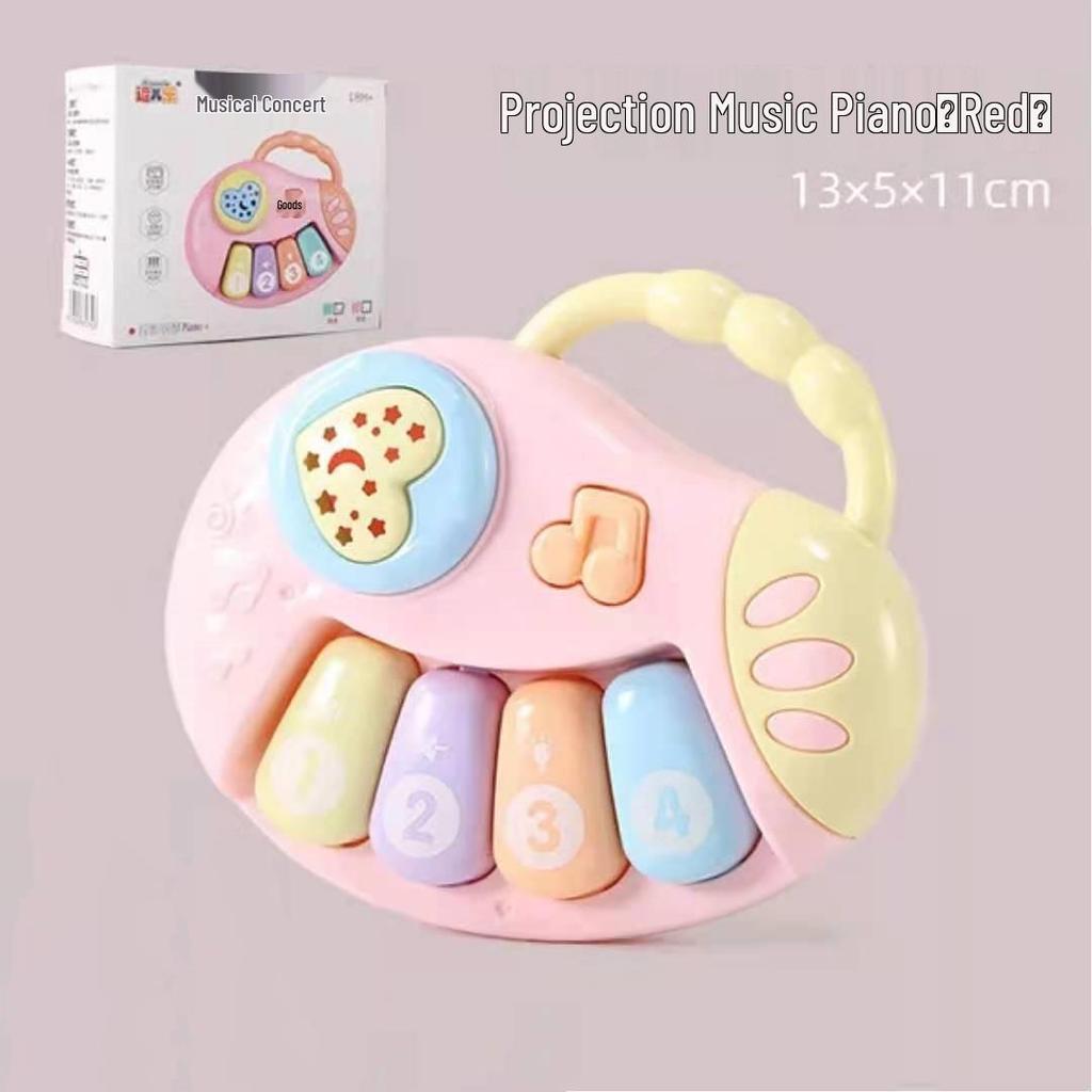Educational Musical Baby Hand Drum Rattle for Ages 6 Months To 2 Years