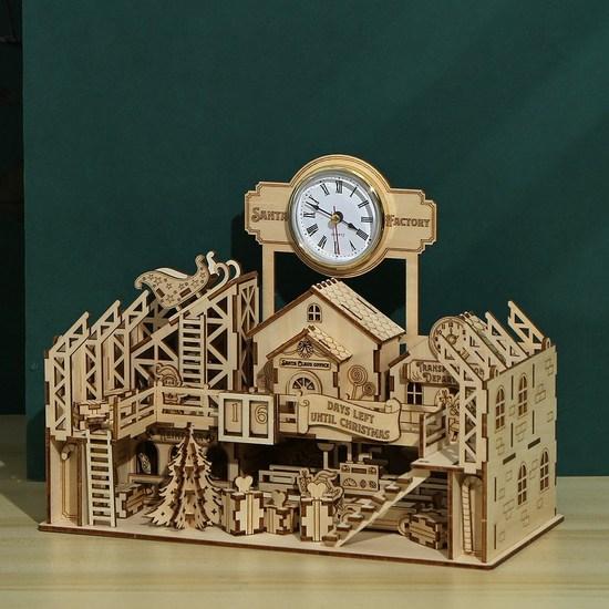 3D 3D Puzzle Gift House Wooden Puzzle Concentration Improvement DIY Puzzle Model House, Korean popular puzzles