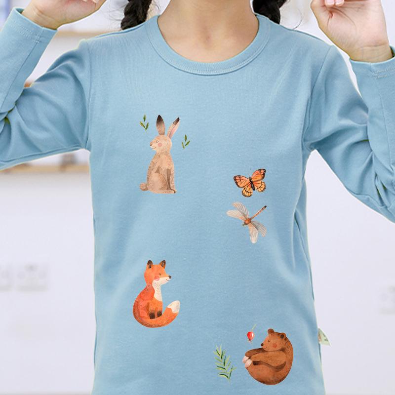 Boho Animals Custom Patch Clothes Stickers Patches T-Shirt Hoodies Diy Heat Press Appliqued Stickers On Clothes Heat-Adhesive