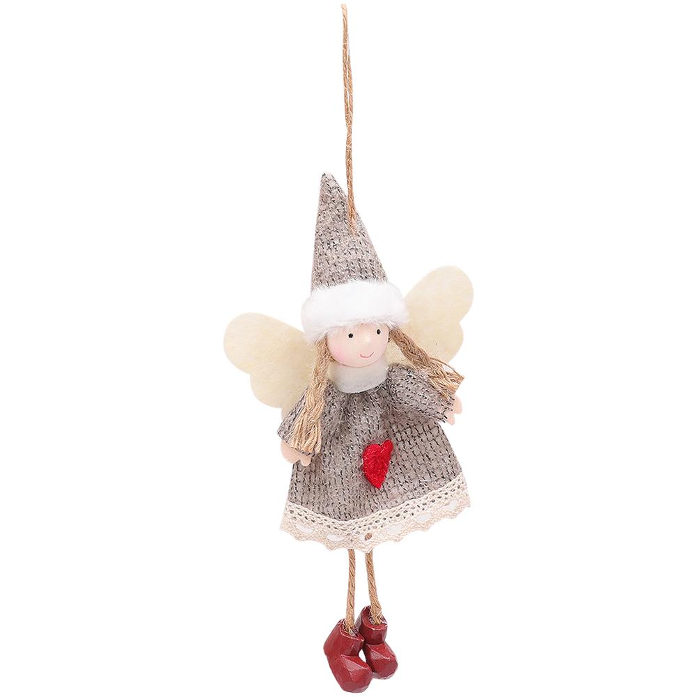 Charming Handmade Christmas Accessory Angel Doll Ornament Charming Holiday Accessory For Christmas Celebrations