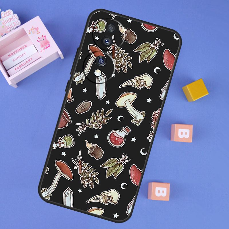 Mushroom Forest Case For Honor 200 400 Pro 50 70 90 Lite X9a X9b X9c X9d X8b X8c Win Magic 5 6 7 8 Pro Cover
