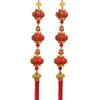 2026 Year of the Horse Red Lantern Ornaments for New Year and Housewarming Decorations, Featuring 'Fu' Spring Festival Pendants