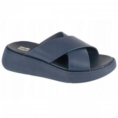 FitFlop Womens/Ladies F-Mode Leather Flatform Sliders