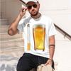Bier T-Shirt Lustig Inking Rauchen Design Rundhals T-Shirt Geschenk Für Unisex Unisex Bar Py T-Shirts Kurz Sve Sommer Lässiges Shirt 2026 Neues Modell