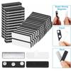 Magnetic Name Badge with Strong Double-Sided Adhesive Clasp, 45x13mm, 2-Piece Metal ID Holder