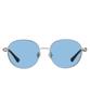 Zoff Suncut UV Cut Sunglasses Rubber Temples Colored Lenses Stylish UV Protection Unisex Glasses/100% Boston-Style (Silver, ZY252G09_15E1)