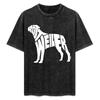 Rottweiler White Tshirt Moisture Control Sports Tee