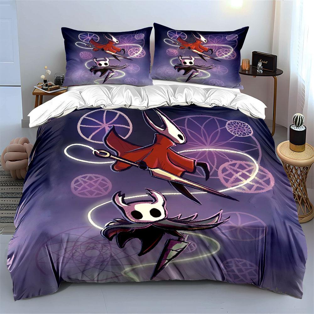 Bug Knight Cartoon Bedding Set Bedding Duvet Cover Set Duvet Cover Pillowcases (1 * Duvet Cover 2 * Pillowcases, without duvet insert)