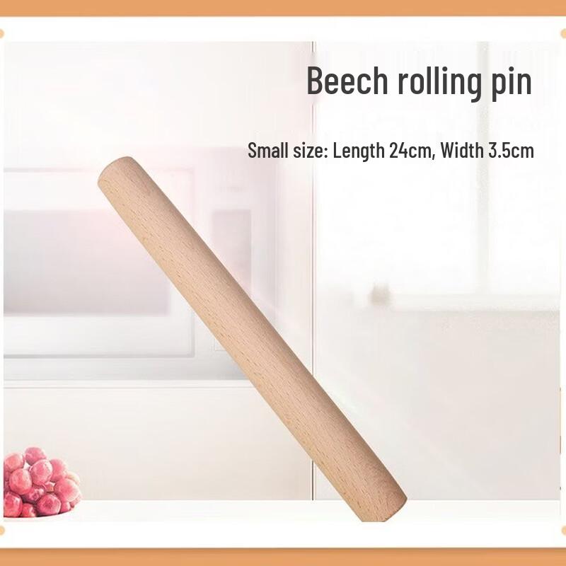 Beech Wood Non-Stick Rolling Pin Set