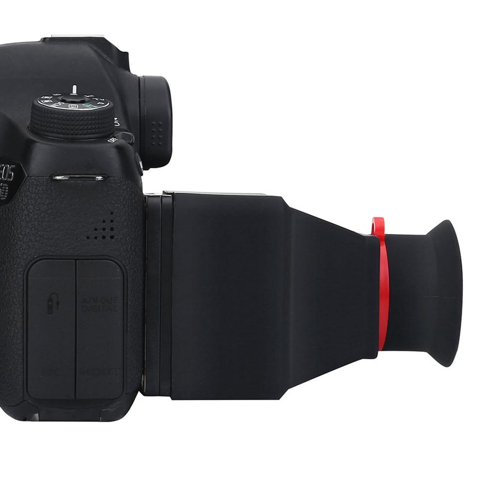 Slitesterk 3,2-tommers LCD-søker 3X forstørrelsesglass tilbehør for DSLR speilløse kameraer
