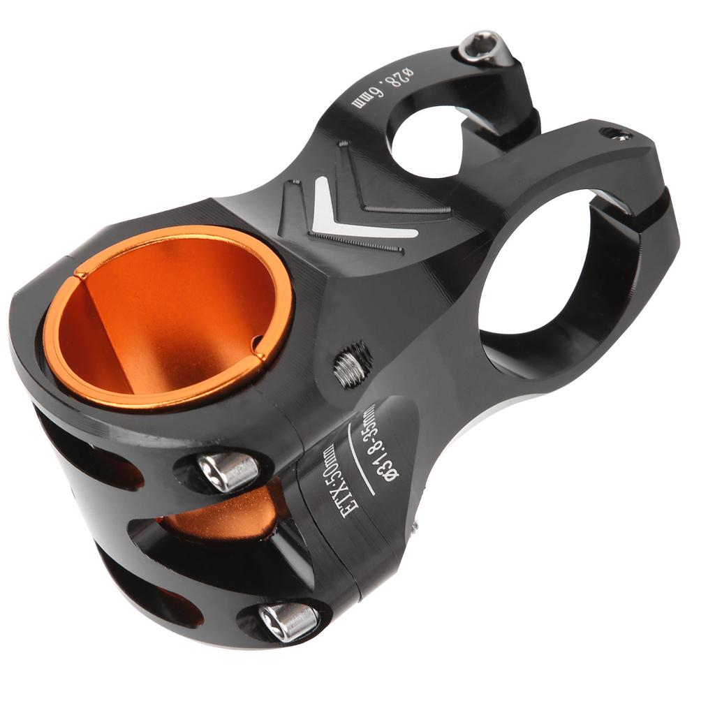 CANSUCC 31.8 35mm Bike Handle Stem Riser Short Handle Stem Aluminum Bike Handlebar Stem