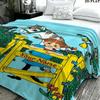 1PC Pippi Longstocking Custom Name Patterned Flannel Blanket Suitable For All Seasons for Home Decor Warmth and Comfort Gifts Holiday Present