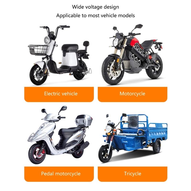 Multiple Mount LED Motorcycle Light High Brightness White Yellow Beam Shockproof Housing For Nighttime Road Illumination