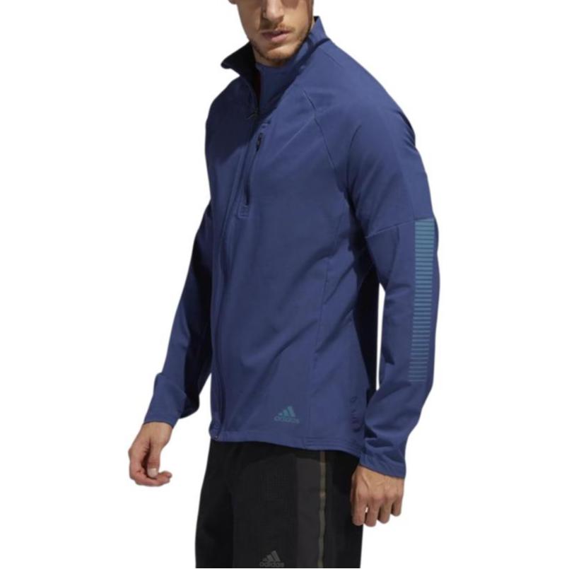 Adidas Jackets Men's Blue Stand Collar Moderate Other FL6829