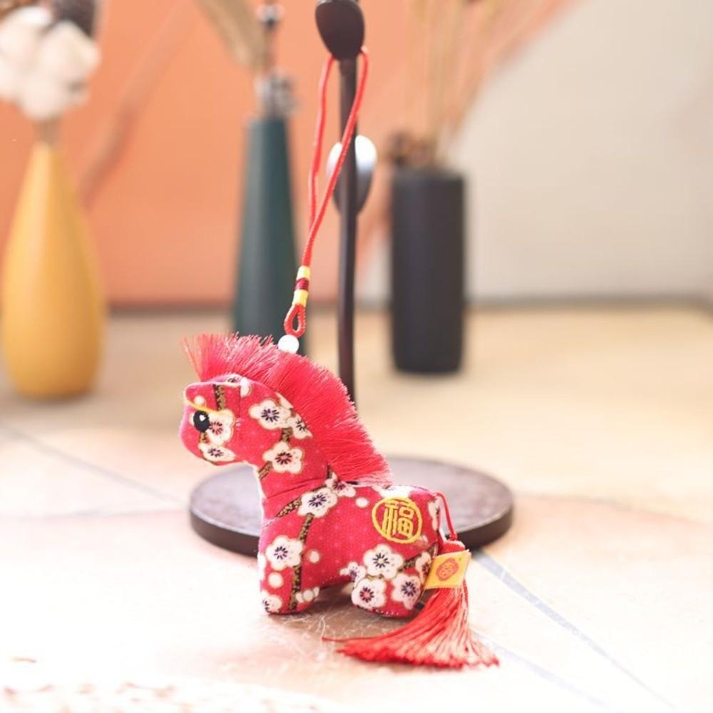 Polyester Chinese Zodiac Horse Doll Cute Lucky Horse Doll Pendant Children