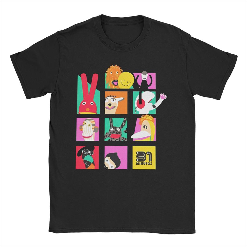 Men Womens TShirts Cute Bodoque 31 Minutos Vintage Cotton Tee Shirt Short Sleeve  T Shirts Round Neck Tops Classic