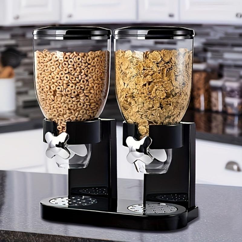 Sturdy Food Dispenser with Sealed Lids Designs for Dry Goods Storage Preservation