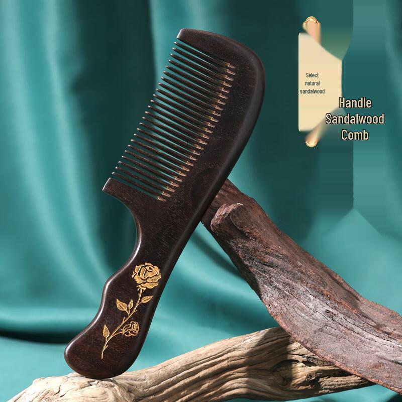 Beiyou Natural Peach Wood Massage Comb Set