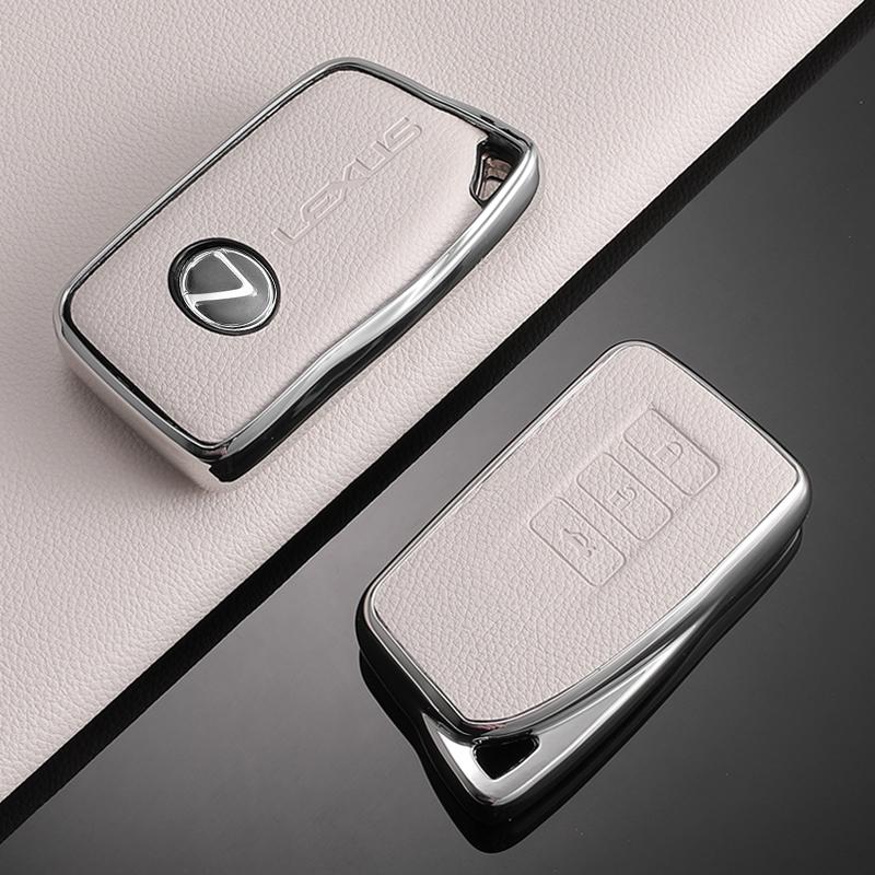 XBE2 TPU Leather Car Remote Key Cover Case Shell For Lexus NX GS RX IS ES GX LX RC 200 250 350 LS 450H 300H Keychain Accessories