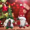 Christmas Decoration Holy Faceless Doll Ornament Wholesale Stock 31*16*7cm Handcrafted Green/red