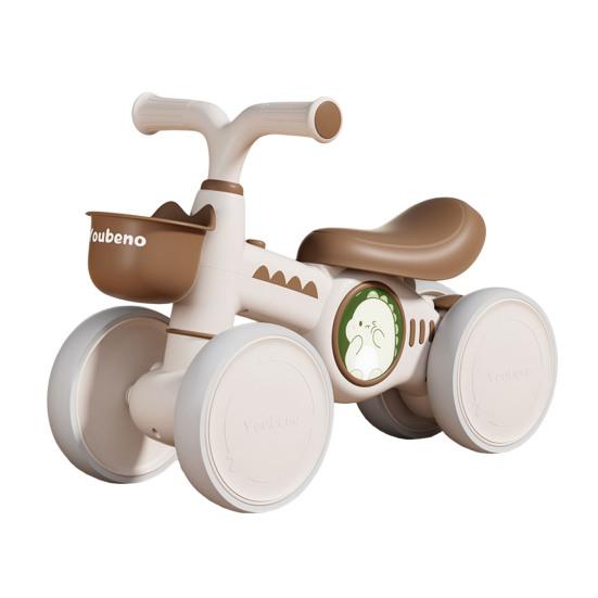 Baby Balance Bike for Toddlers 12-24 Months Comfortable Silent Wheels Balance Bike Adjustable Seat Anti-Rollover Lightweight First Bike Toddler