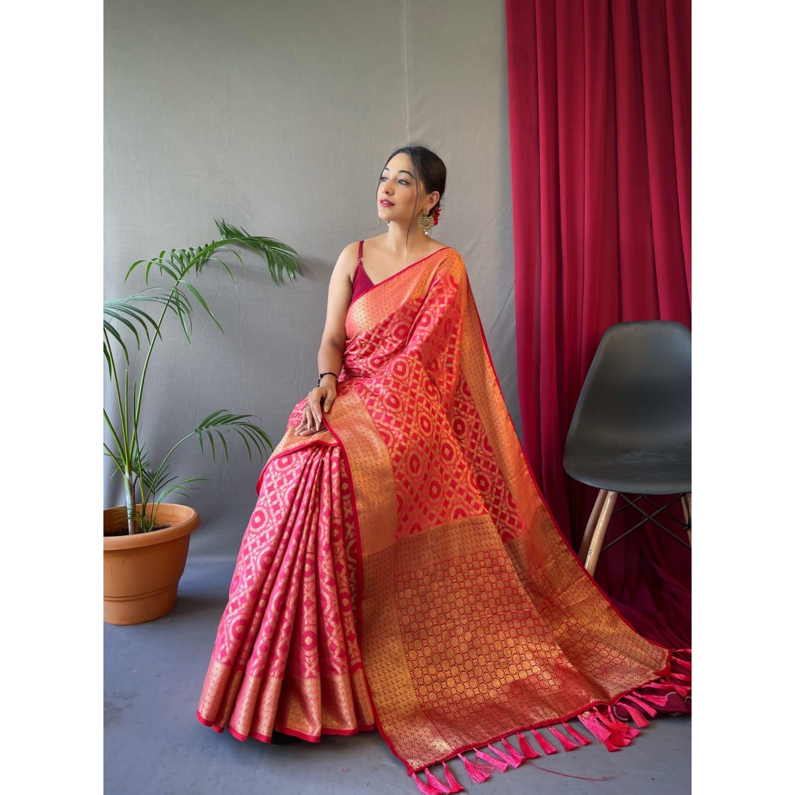 

Стильное хитовое сари патола