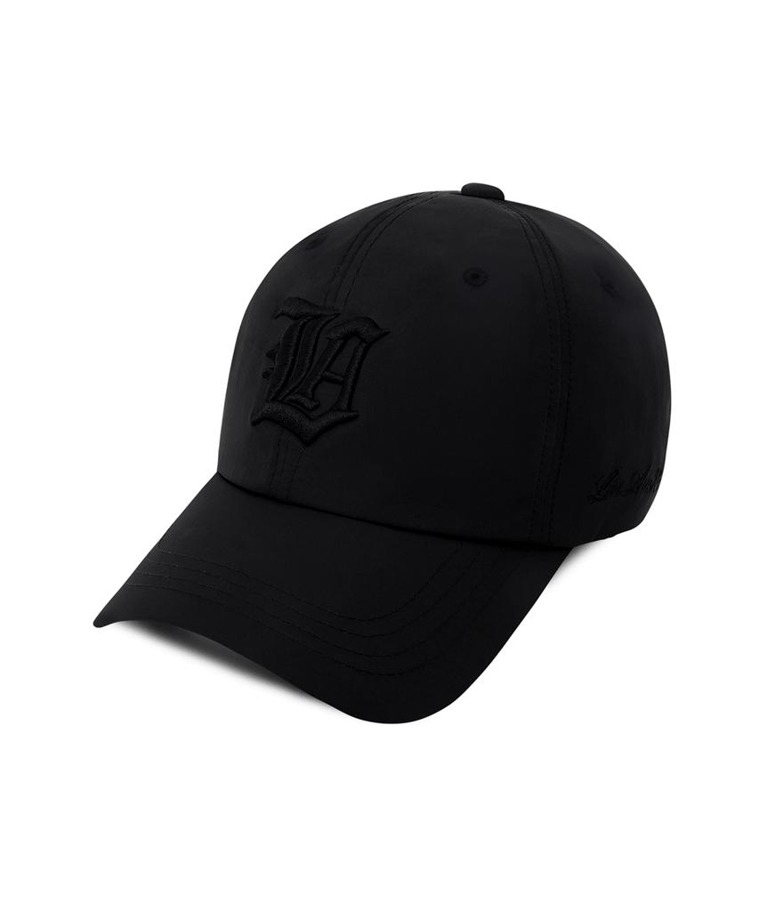 Linebinyu New La Bold Nylon Ball Cap - Black