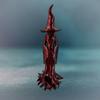 Mysterious Witch Figurine for Garden Porch Themed Display Dark Fantasy Ornament Lightweight Holiday Yard Decoration