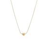 Exquisite Mini Small Heart Pendant Necklace for Women Anti-Tarnish 18K Gold Plated Clavicle Chain Minimalist