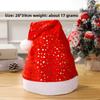 Christmas Decorations Christmas Hat Santa Claus Lamp Non-woven Hat Christmas Gift