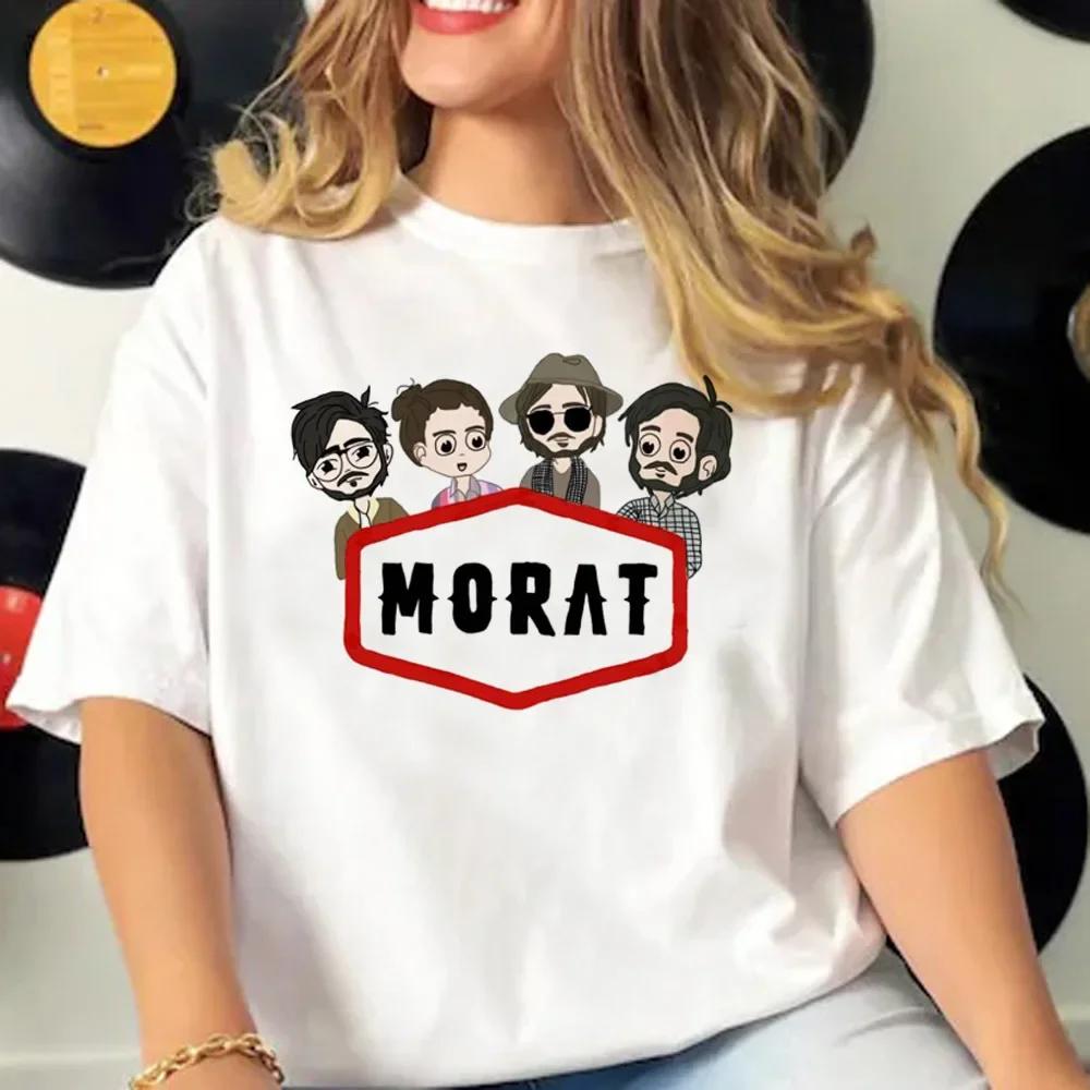 Morat Tshirt Women Pattern Patterned Elegant Tee Female Designer Japanese Streetwear Clothing Women Clothes